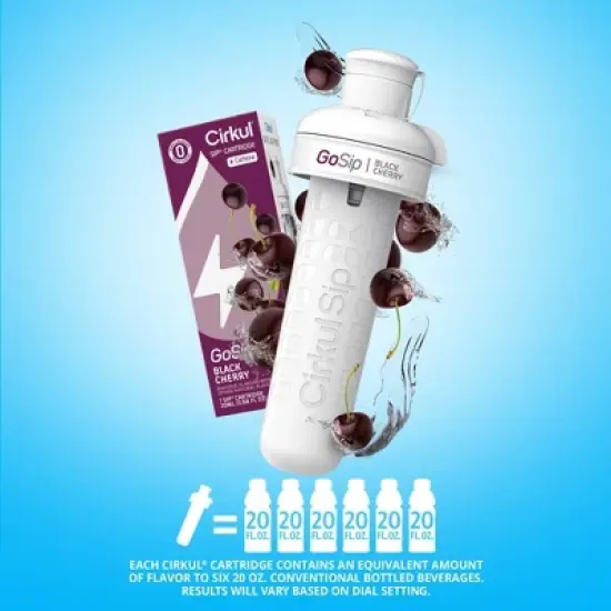 Cirkul GoSip Black Cherry Flavor Cartridge image {3}