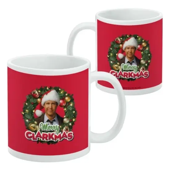 Christmas Vacation Merry Clarkmas White Mug image {1}