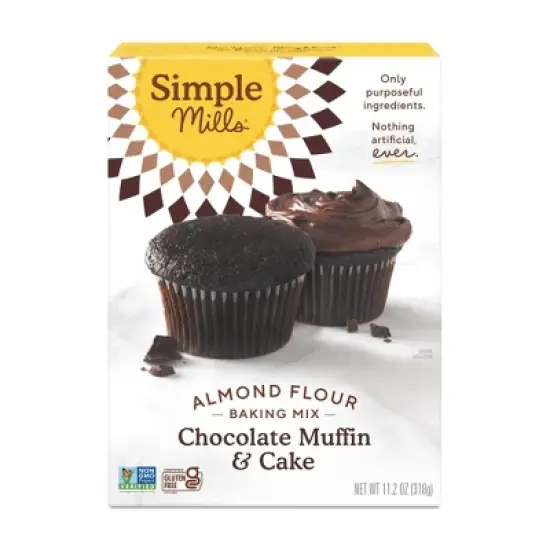 Simple Mills Gluten Free Chocolate Muffin & Cake Almond Flour Baking Mix - 11.2oz image {5}