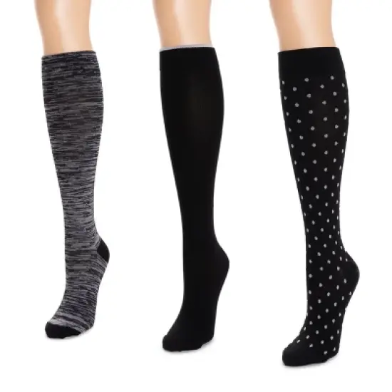 MUK LUKS Women's 2 Pair Pack Compression Socks image {4}