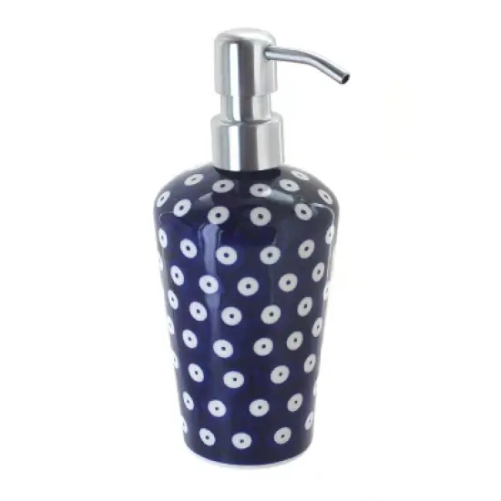 Blue Rose Polish Pottery B009 Manufaktura Soap Dispenser image {6}