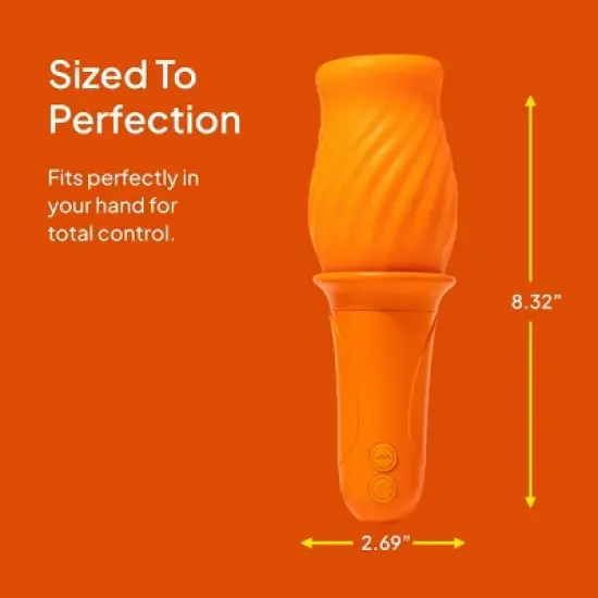 Hello Cake Spin Stroker Vibrating Men's Personal Massager image {6}