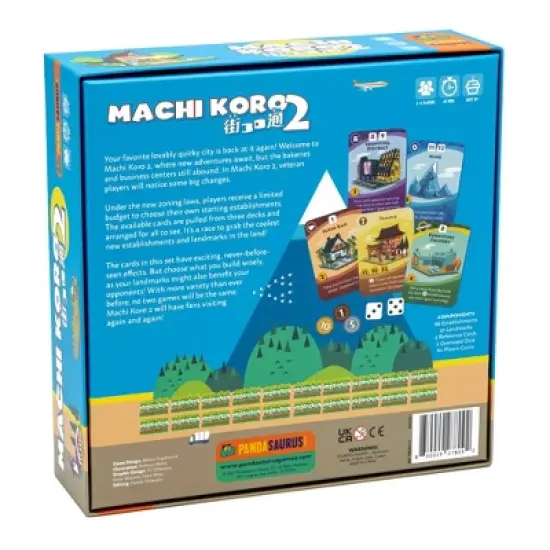 Machi Koro 2 Game: Creative Thinking & Problem Solving card and dice classic for 2-5 players image {1}