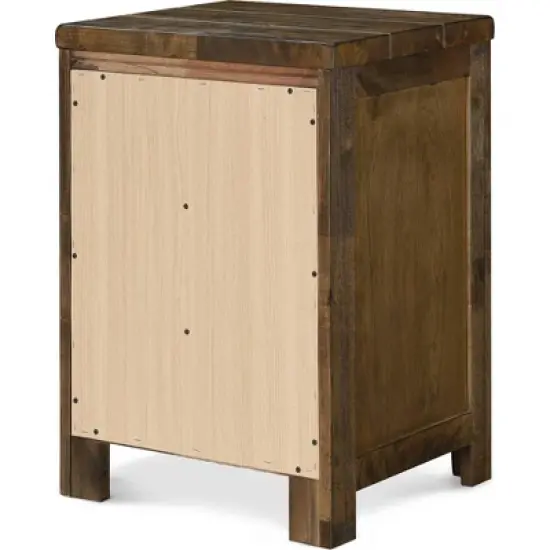 Stratford 3 Drawer Nightstand Rustic Brown - Finch image {6}