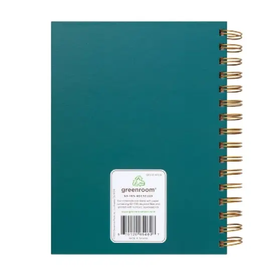 greenroom 6"x8" Spiral Guided Journal Let's Do This image {1}