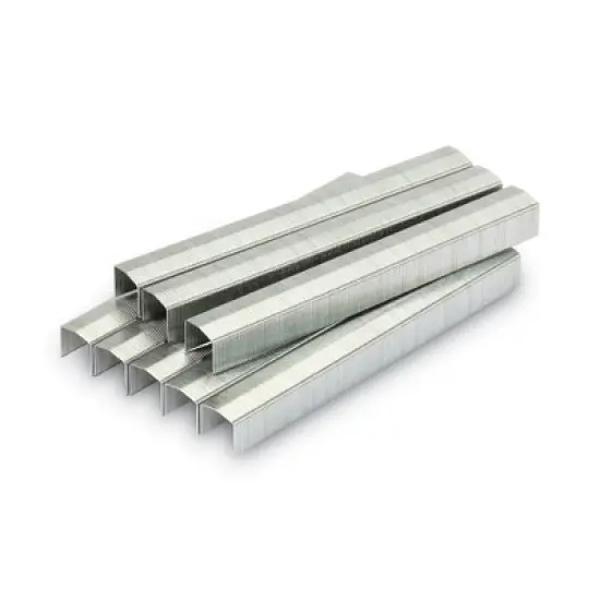 Bostitch EZ Squeeze B8 PowerCrown Premium Staples, 0.38" Leg, 0.5" Crown, Steel, 1,200/Box image {1}