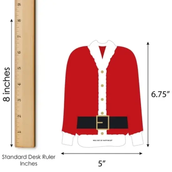 Big Dot of Happiness Jolly Santa Claus - Bingo Cards and Markers - Christmas Party Shaped Bingo Game - Set of 18 image {4}