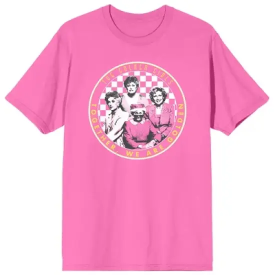 Bioworld Unisex Golden Girls Sitcom Pink Short Sleeve Graphic Tee image {2}