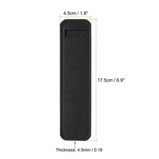 Unique Bargains Portable Mini Pocket Felt Home Office Travel Pen Case 4 Pcs image {1}