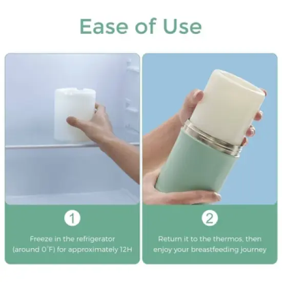Momcozy Portable Breast Milk Cooler - Green image {4}