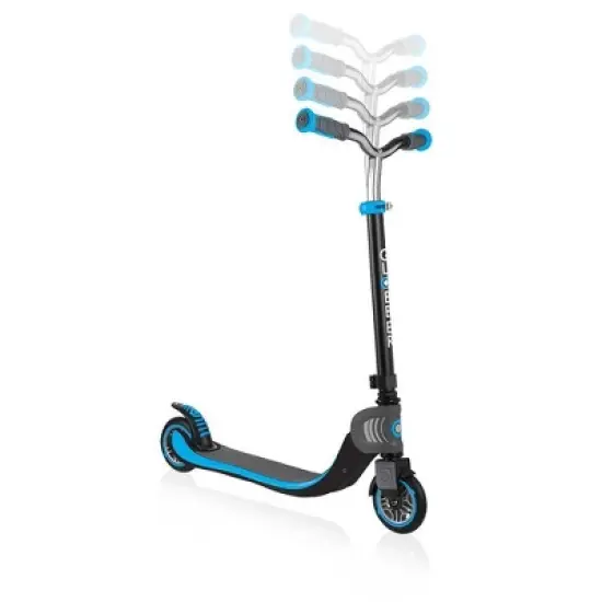 Globber Flow 125 Foldable Kick Scooter - Sky Blue image {4}