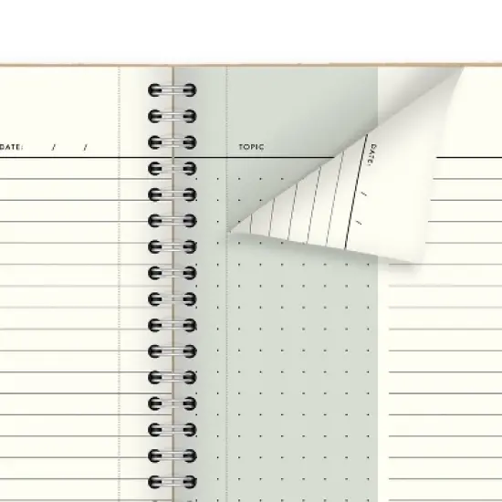 Cambridge 160pg Ruled Notebook 9.875"x8.75" Floral image {3}