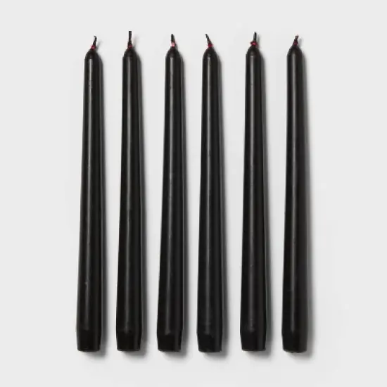 6pk Bleeding Taper Candle Set - Threshold&trade; image {2}