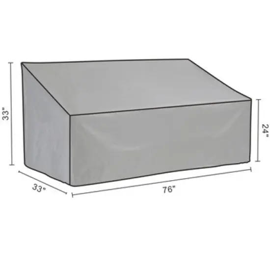 Moda Furnishings Water Resistant Patio Sofa Cover image {1}