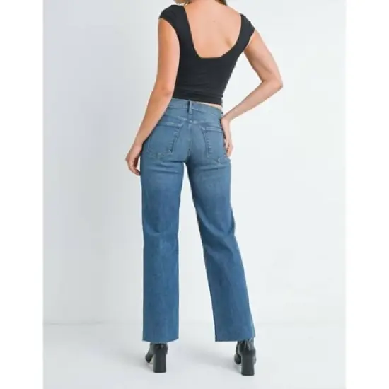 Women's Slim Palazzo Jean - JBD. image {1}