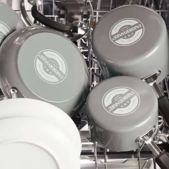 Farberware Eco Advantage 11.25" Ceramic Nonstick Griddle Gray image {3}