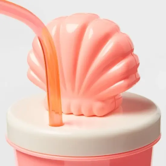 17 fl oz Tumbler with Figural Shell Lid Pink - Sun Squad&trade; image {2}