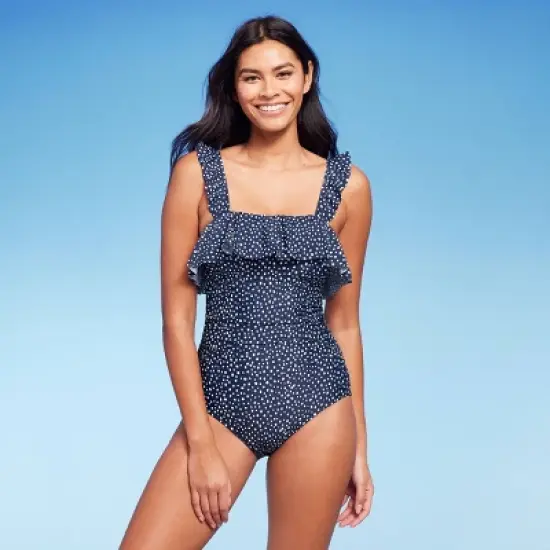 Women's Ruffle Full Coverage One Piece Swimsuit - Kona Sol&trade; image {6}