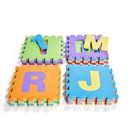 Kidoozie ABC & 123 Puzzle Playmat, Foam Playmat with Storage Bag for Toddler or Preschooler, Ages 12m+ image {3}