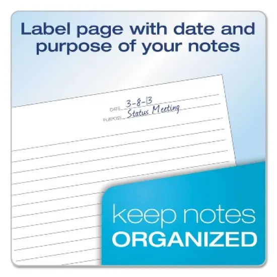 TOPS FocusNotes Legal Pad 8 1/2 x 11 3/4 White 50 Sheets 77103 image {2}