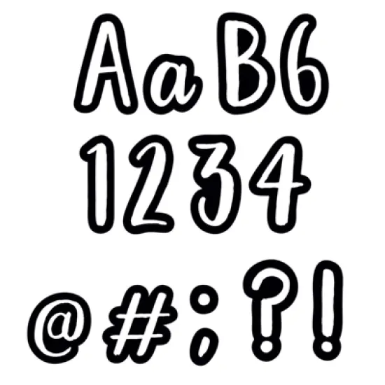 Creative Teaching Press&reg; Bold & Bright Classroom Caf&eacute; 4" Designer Letters image {2}