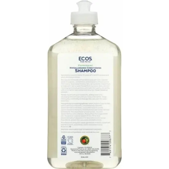 Ecos Peppermint Conditioning Pet Shampoo - 17 fz image {1}