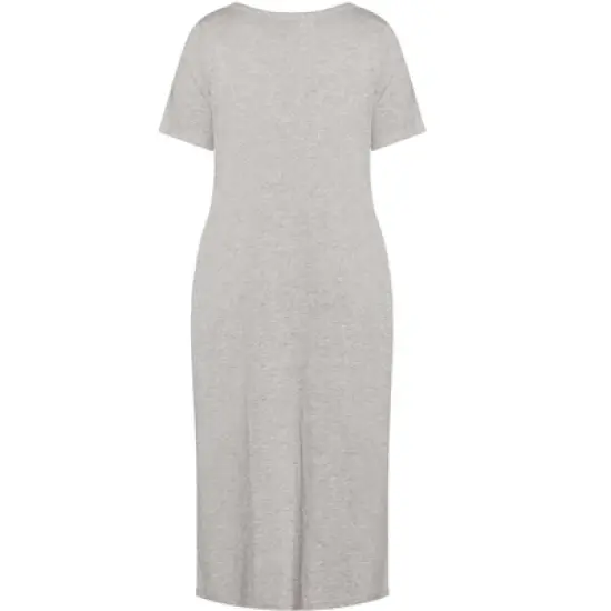 Women's Plus Size Penguin Sleep Dress - grey | EVANS image {3}