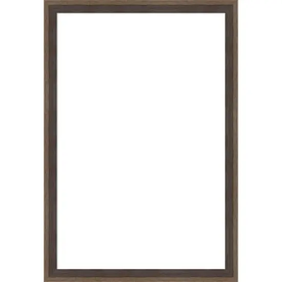 Amanti Art Hardwood Wedge Mocha Framed Dry Erase Magnetic Board image {9}