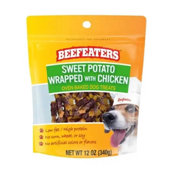 Beefeaters Dog Treats with Sweet Potato and Chicken Flavor - 12oz image {1}