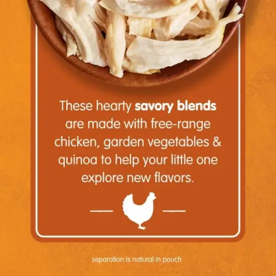 Happy Baby&reg; Organics Savory Blends Stage 3 Baby Food Puree, Free-Range Chicken - 3.5oz image {5}