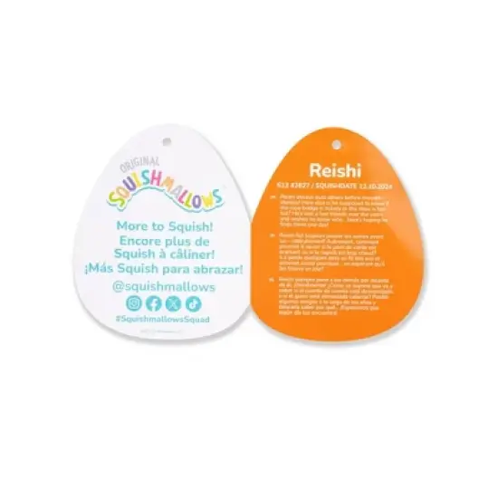 Squishmallows 12" Neon Teal Potion with Black Mushroom Label Medium Plush: Polyester Stuffed Animal Character image {2}