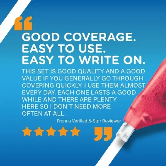 BIC Wite-Out EZ Correct Correction Tape White Pack of 6 (BICWOTAPP11-6) image {7}