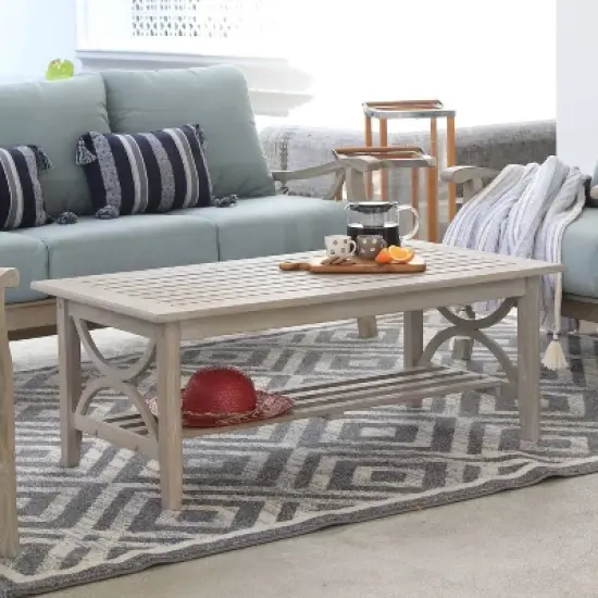 Abbington Teak Patio Coffee Table - Cambridge Casual image {7}