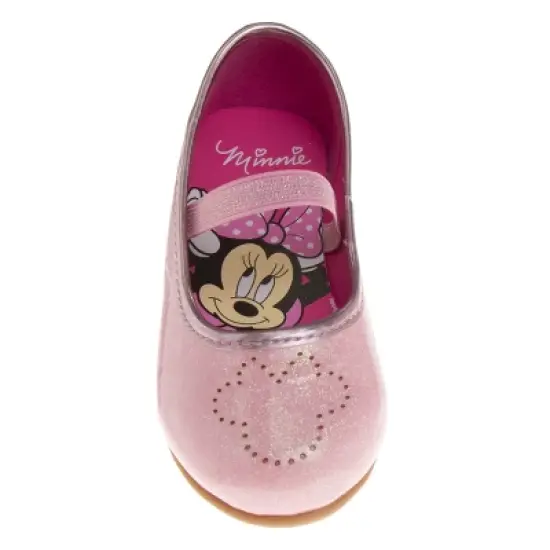 Disney Minnie Mouse, Frozen Anna & Elsa Girls' Flat Shoes (Toddler Sizes) image {4}