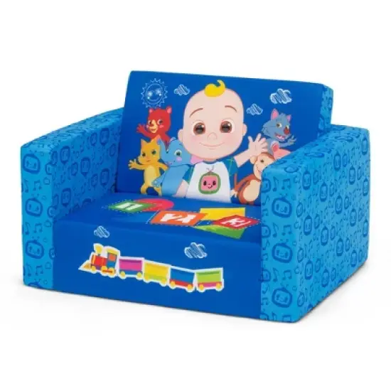 Delta Children Kids' CoComelon Cozee 2-in-1 Convertible Flip-Out Chair image {5}