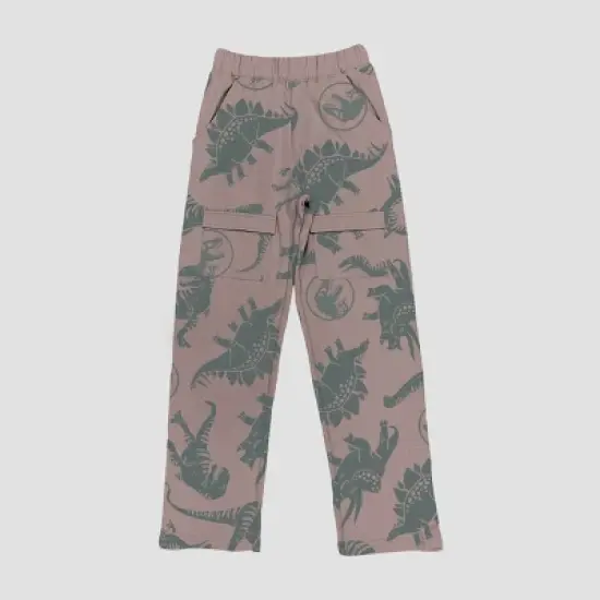 Boys' Jurassic Park Adaptive Jogger Pants - Dusty Rose Pink image {3}