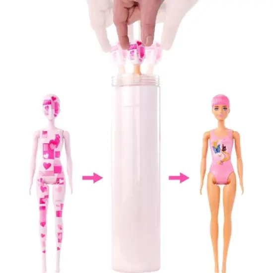 Barbie Color Reveal Doll with 6 Surprises, Totally Denim Series image {4}