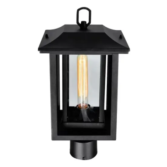 CWI Lighting,Winfield 1 Light Black Outdoor Lantern Head image {3}