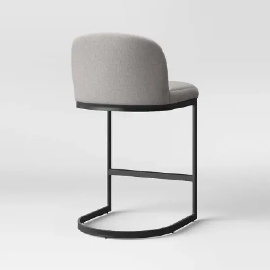 2pk Jules Cantilever Armless Upholstered Counter Height Barstool - Threshold&trade; image {4}