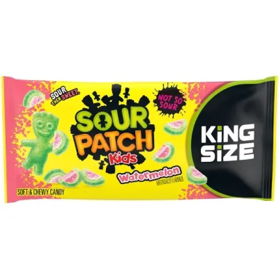 Sour Patch Kids' Watermelon King Size Candy - 3.46oz image {12}