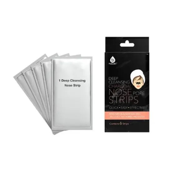 Pursonic 6 pack Deep Cleansing Charcoal Nose Pore Strip image {2}