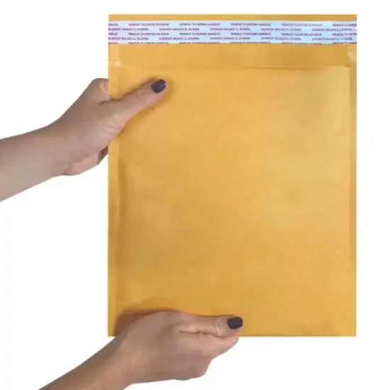 UOFFICE Pack of 400 Kraft Bubble Mailers 8.5" x 12" - #2 Self-Seal Padded Envelopes image {5}