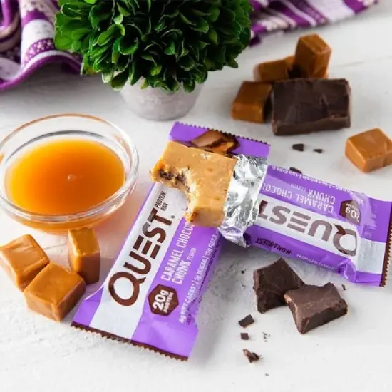 Quest Nutrition Protein Bar - Caramel Chocolate Chunk - 12ct/25.33oz image {4}