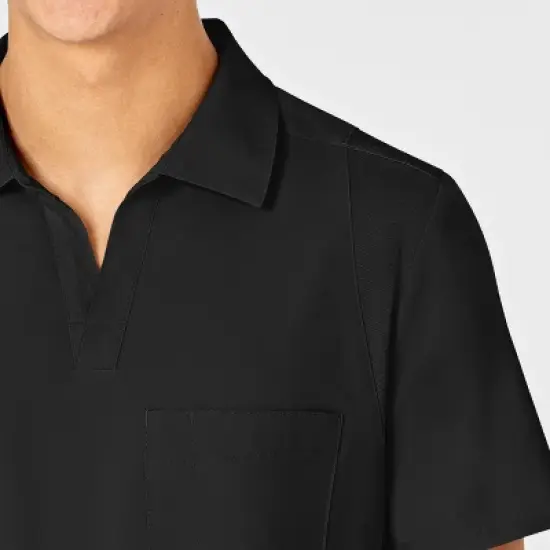 Wink Men's Collar Scrub Top image {6}