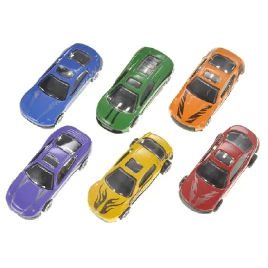Insten 20" Transport Carrier Truck with 6 Cars, Vehicle Play Set Toys for Kids image {2}