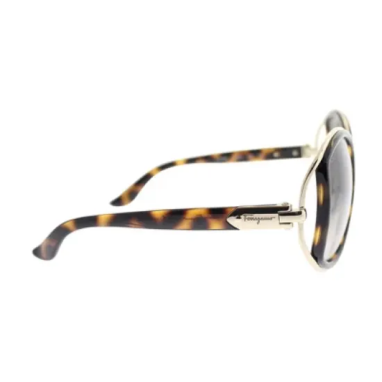 Salvatore Ferragamo  238 Unisex Round Sunglasses Gold 52mm image {2}