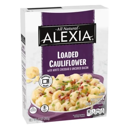 Alexia Frozen Gluten Free Loaded Cauliflower - 10oz image {1}