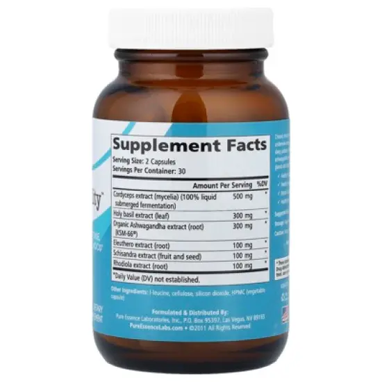 Pure Essence AdrenalStability&trade;, 60 Vegi-Caps image {1}