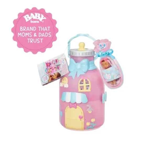 BABY Born Surprise Bottle House Playset w/ Doll image {6}