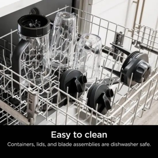 Ninja TWISTi HIGH-SPEED Blender DUO - SS151: 1600W Smoothie & Ice Crusher, 7 Speeds, Dishwasher-Safe, Silver image {9}